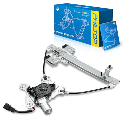 Image of PHILTOP 741-391 Power Window Regulator w /Motor Rear Right Passenger Side