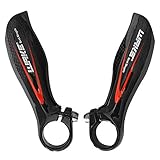 Lixada 2Pcs Carbon Fiber MTB Bicycle Handlebar Bar Ends 22.2MM