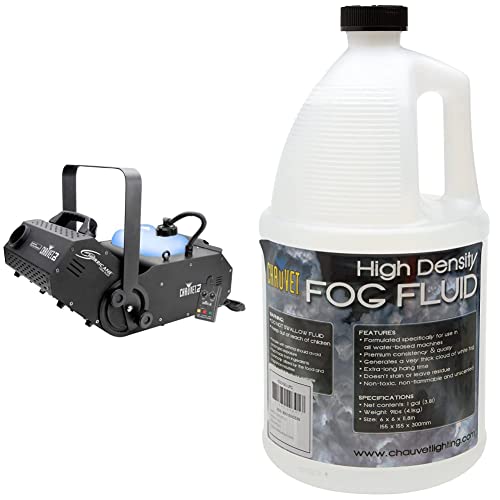 Chauvet Hurricane 1800 FLEX - Máquina de humo con control DMX, ángulo ajustable de 180°, mando a distancia por cable y fluido de alta densidad (1 galón) miniatura 1