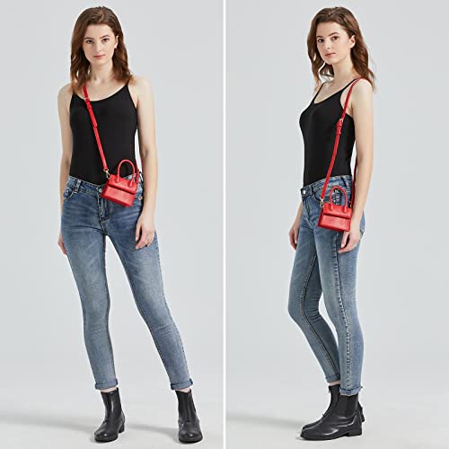 CATMICOO Mini Purse for Women, Mini Bag with Crocodile Pattern4