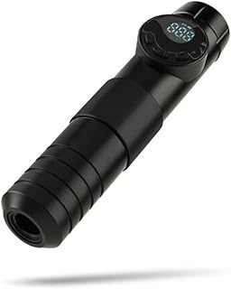 Wireless Pen Tattoo Machine with Digital Display Rotary Cartridge Pen for Beginners Stature Tattoo Gun Machine - Black