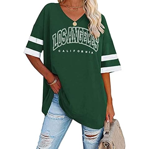 Tomwell Damen Los Angeles Brief T-Shirt Cover