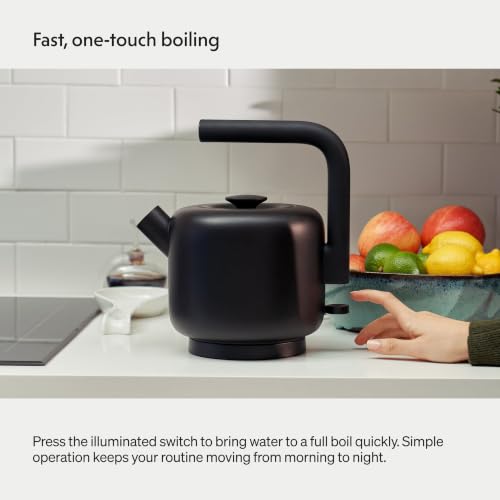 Image of Fellow Clyde Electric Kettle - Desert Rose, Amazon Exclusive, 1.5 L | Amazon Exclusive color of Clyde Electric Kettle with 1.5 L capacity, fast boiling, and a drip-free pour for everyday use.