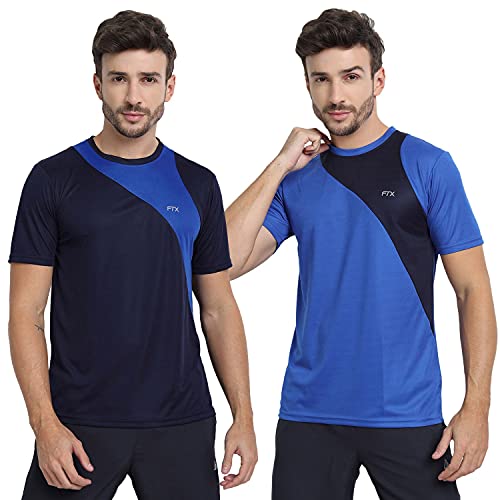 Image of FTX Men's Dri-Fit Round Neck T-Shirt Combo - Pack of 2 (710)