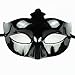 Produktbild Karnevalsmaske Schwarz - Venizianische Ballmaske Partymaske Maske Karneval Fasching Party Ball Silvester