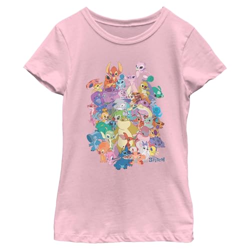 Disney Girl's Lilo & Stitch Experiment Compilation T-Shirt