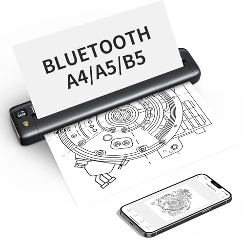 Rongta Portable Printers Wireless for Travel, Bluetooth...