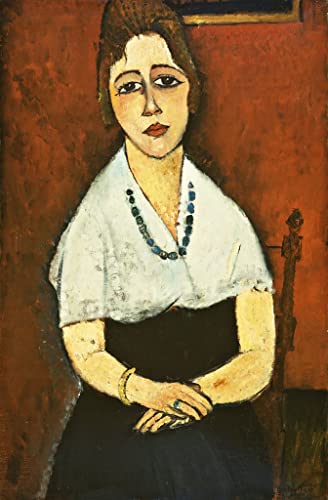 Peinture murale Modigliani 60x90cm pour créer une ambiance galerie dans le salon