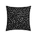 Poszewki na poduszki konstelacje - czarne tło poszewka na poduszkę miękka poszewka na poduszkę na zewnątrz poszewka na poduszkę 45 x 45 cm do dekoracji domu, chłopców, najlepszego przyjaciela