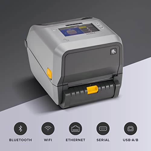Image of Zebra ZD621 Thermal Shipping Label Printer | Color Touch LCD | 4x6 | No Ink