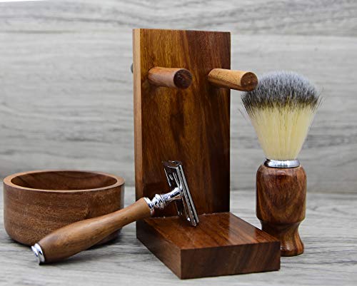 image for Sharpend Grooming Shaving Set For Men, Double-sided Safety Razor, Pure