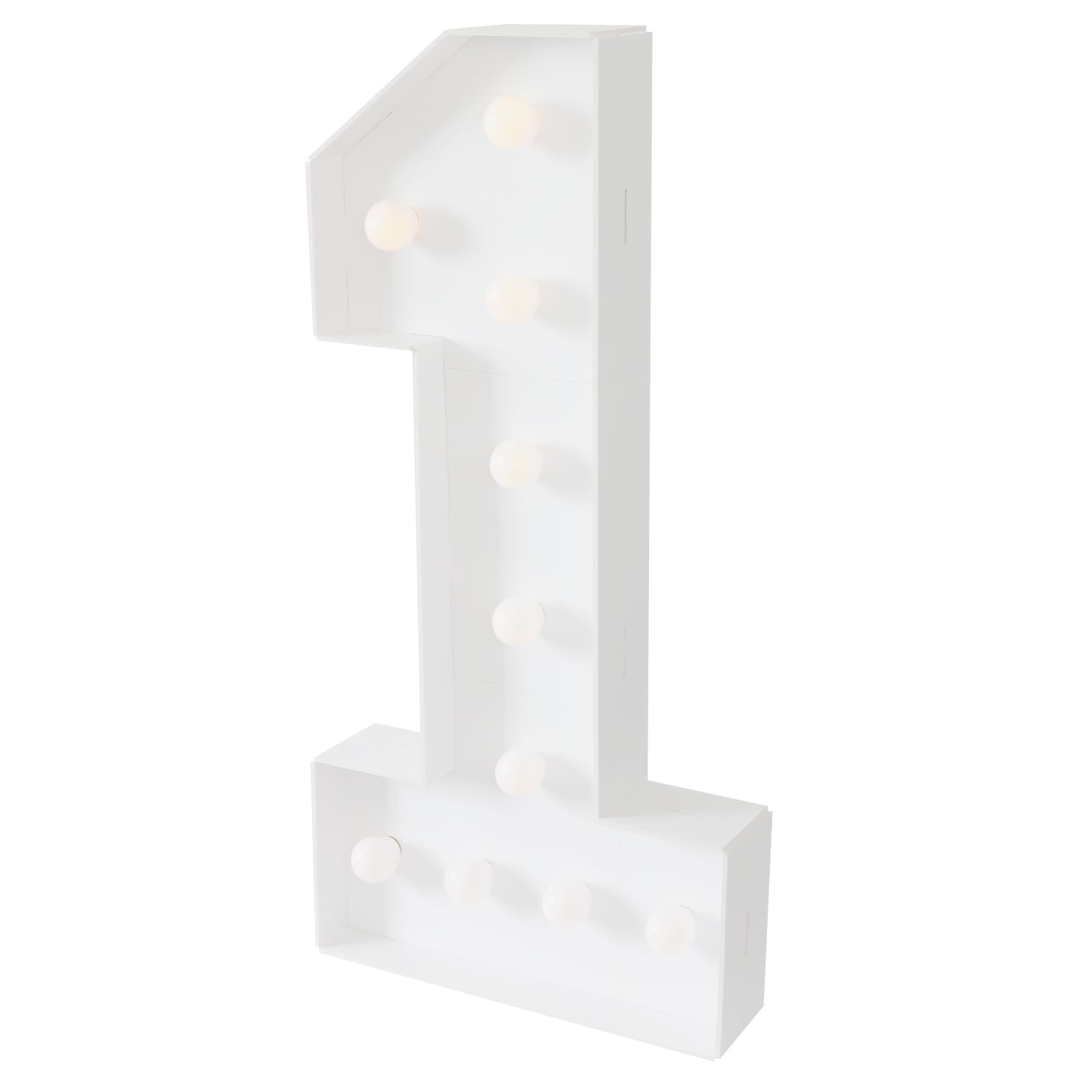 Lámpara LED con números, 0/1/2/3/4/5/6/7/8/9 números luminosos, decoración de fiestas de cumpleaños, 10 bombillas LED, blanco cálido y frío, números de luz LED para bodas, cumpleaños, fiestas (1)