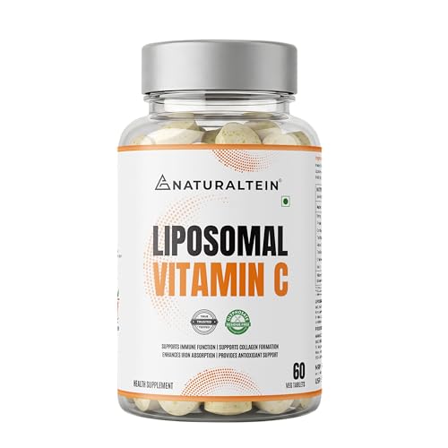 Image of Naturaltein Liposomal Vitamin C | 5X Enhanced Absorption | Antioxidant Supporting Immune Function, Skin Repair, Collagen Synthesis & Oxidative Stress Defense | 60 Capsules