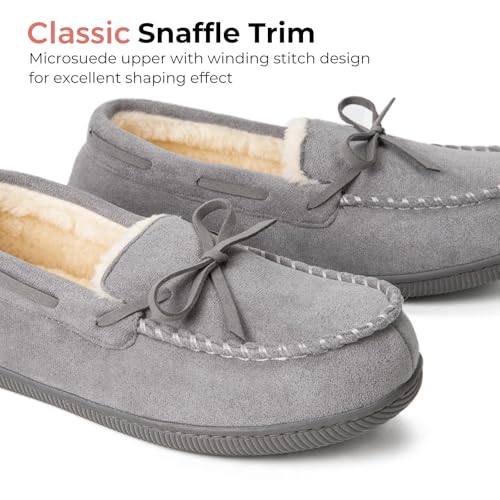HomeTop Women's Moccasins House Slippers Memory Foam Indoor Outdoor Ladies Shoes3