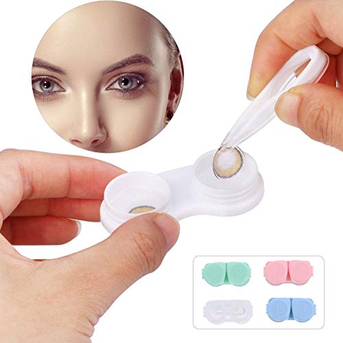 EXCEART 10Pcs Kit de Viagem para Lentes de Contato para Lentes de Contato Com Os Olhos Estojo Compac