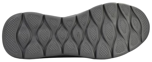 Image of Skechers Men Pull On Walking Shoes | Air-Cooled Goga Mat Insole, Ultra Go Cushioning, Soft Stride Foam, Flex Pillars, Bungee Laces, Vegan