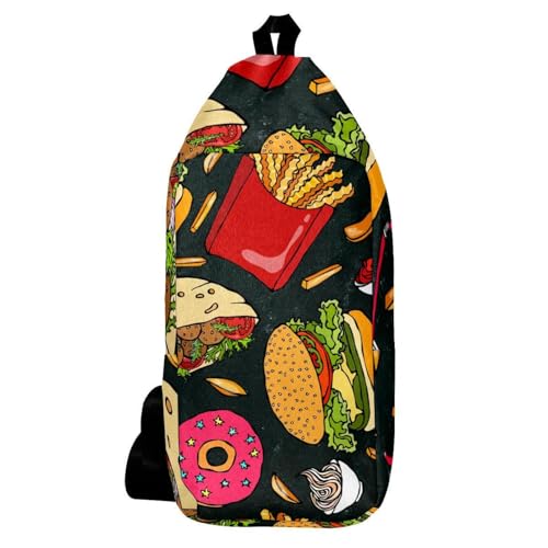 Sac à dos de voyage Falafel Pita compact 16x36.5cm avec bandoulière ergonomique réglable