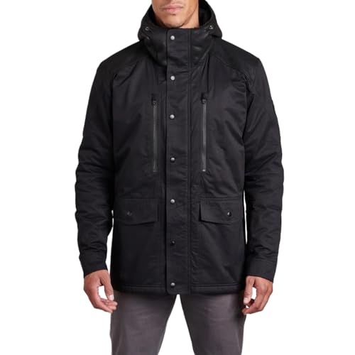 GIRRI Men's Cotton Casual Jacket Hooded Lightweight coat Waterproof Outerwear