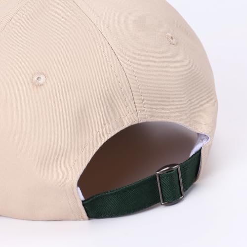Image of Vintage Two-Tone Trucker Hat Adjustable Baseball Cap with Mommin Embroidery Ponytail Fit Unisex Outdoor Casual Headwear