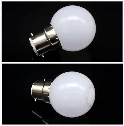 Ampoule LED B22 non dimmable 3000K lot de 20 plastique résistant