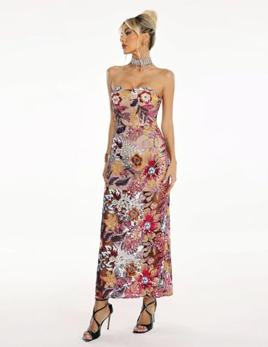 BELLA BARNETT Fashion Mini Orange Chiffon Trendy Pleated Dress Sexy with Long Flare Cocktail Dress4