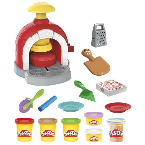 Play-Doh Kitchen Creations Pizza Oven Playset with 6 Cans & 8 Accessories, Back to School Classroom Supplies, Play Food & Cooking Toys, Preschool Toys, Ages 3+ - Image 13