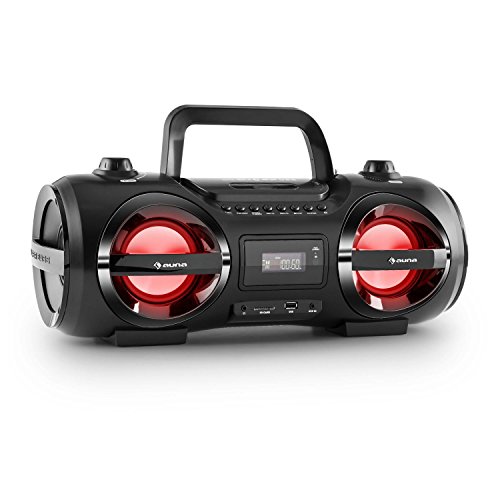 auna thunderstorm boombox speaker