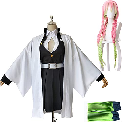 YYCHER Kimetsu No Yaiba Cosplay Disfraces Kanroji Mitsuri Cosplay Disfraz Mujeres Japonés Kimono...
