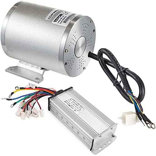 Mophorn 1800W Electric Brushless Dc Motor Kit - 48V 4500Rpm Brushless Motor With 33A Speed Controller And Throttle Grip Kit For Go Karts E-Bike Electric Throttle Motorcycle Scooter #TOP7