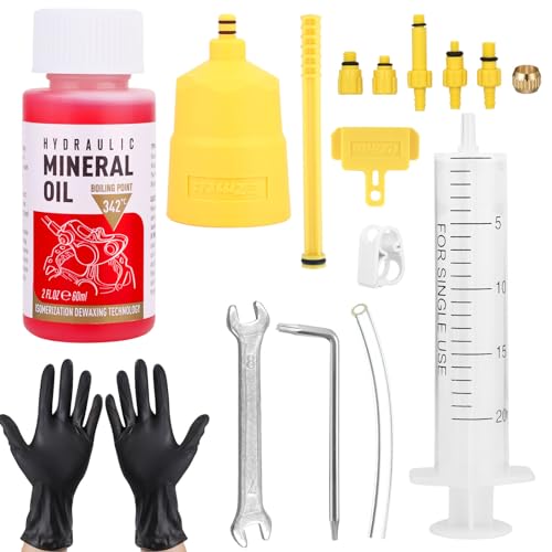 Kit de Purga de Frenos de Bicicleta, 17 Unidades