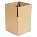 General Supply 101010 Brown Corrugated - Cubed Fixed-Depth Shipping Boxes 10l X 10w X 10h, 25/Bundle