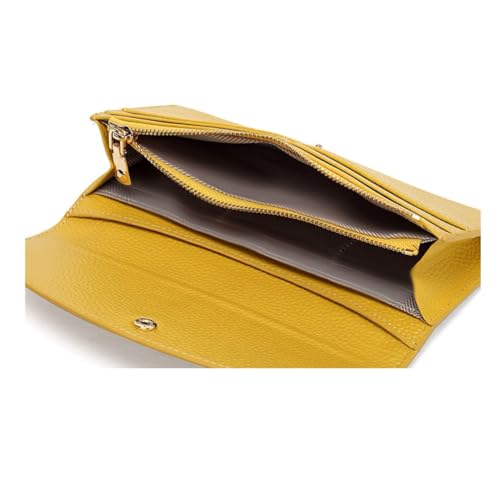 Card Cases Women's Cowhide Money Clips Wallets Leather Blocking Wallet Purse Money Organisers (Black)4