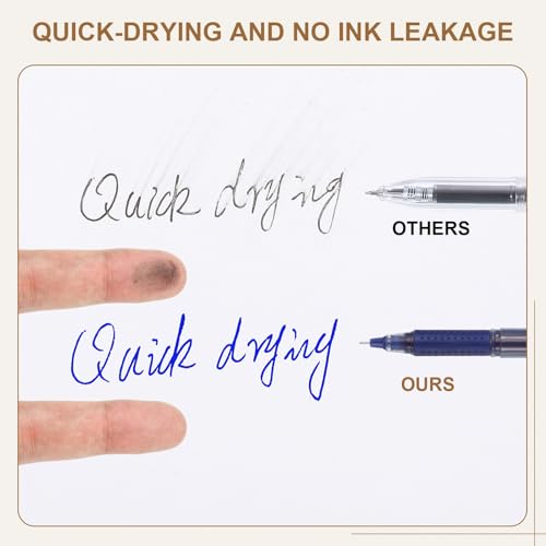 PATIKIL Bolígrafos Gel 0.5mm Pack 12 Tinta Negra miniatura 3