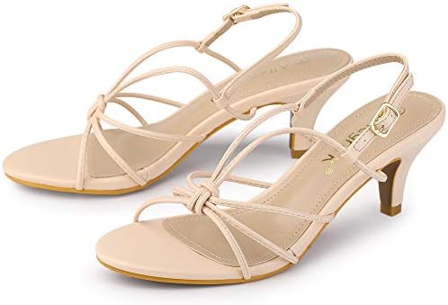 beige kitten heel sandals