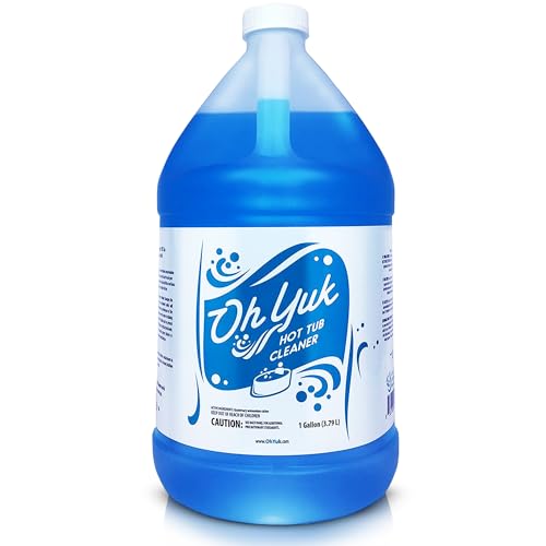 Oh Yuk Healthy Hot Tub Cleaner, The Most Effective Hot Tub Cleaner for Indoor and Outdoor Hot Tubs and Spas - 1 Gallon