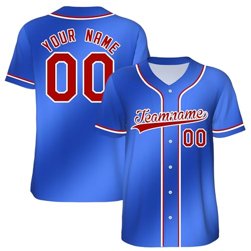 JLSKCN Camiseta de Béisbol Clásica Personalizada para Hombres, Mujeres y niños, Ropa Uniforme Deportiva de Personalizada para Hombres, Mujeres y Niños, Niños S-7XL