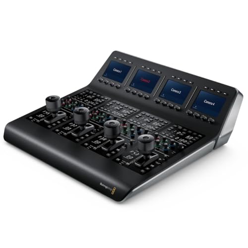 Ethernet Blackmagic Design ATEM Camera Control Panel interruttore Nero