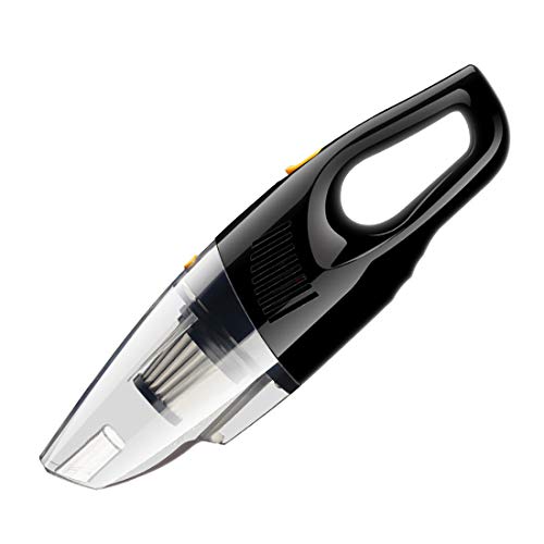 Handstaubsauger, Auto Vakuum Nass- und Trockensauger USB-Lade saugstark Akku-Handstaubsauger mit Licht für Auto, Haus