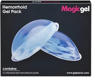 Hemmeroid Treatments - Ice Pack for Hemorrhoid, for Internal and External Hemorrhoid Pain Relief. Fast, Natural, Drug Free (by Magic Gel)