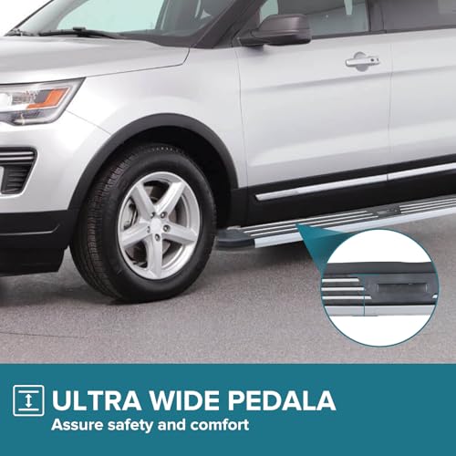 Estribos Laterales para Ford Explorer 2013-2018 Negro Aluminio miniatura 7