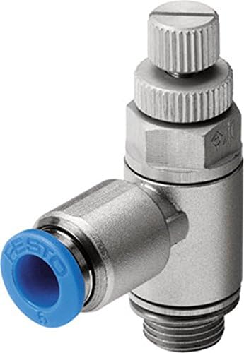 197580 1-Way Flow Control Valve, GRLA-1/8-QS-4-RS-D