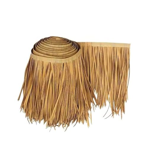 AITAF Artificial Straw Roof Thatch Tiki Bar Palm Leaf Thatch Roofing Roll for Tiki Huts Outdoor...