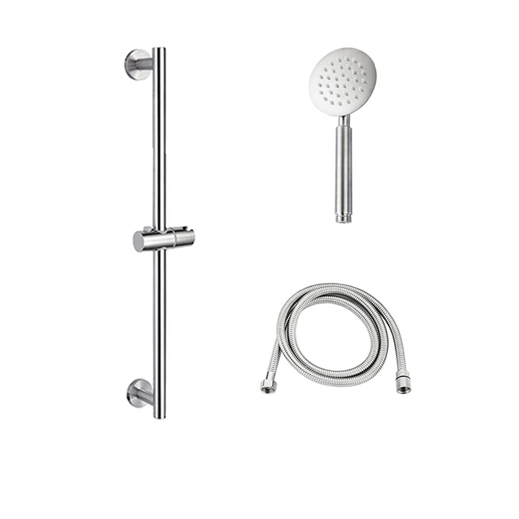 Barre coulissante inox nickel brossé durable pour douche moderne