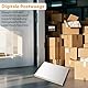 UNIWEIGH Paketwaage,440lb x 10g Hochpräzise Digitale Postwaage,Edelstahl Plattformwaage,Schwerlastwaage mit LCD/Hold/Tara/Funktion,Paketversandwaage für Pakete/Lager/Gepäck,Inklusive Batterie&USB