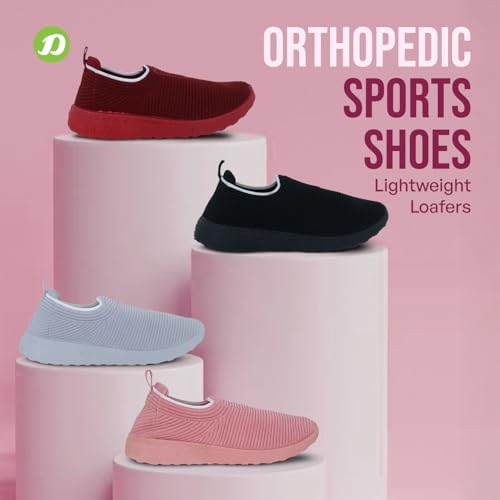 Image of DOCTOR EXTRA SOFT Lightweight Memory Foam Women's Shoes | Walking,Gym,Training,Running,Casual,Sports,Athletics| Stylish,Flexible,Comfortable| Slip-On,Loafers,Lace-Up,Sneaker for Ladies & Girls D-1004