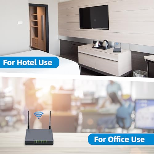 FLYINGVOICE FWR8101 Analog Telephone Adapter, VoIP Adapter with 1 FXS Port, AP & Repeater Mode, 2.4GHz 300Mbps Wi-Fi, Supports T.38 Fax Protocol, Ideal for PBX, SMB, Remote Work & Business Travel by FLYINGVOICE - Image 6