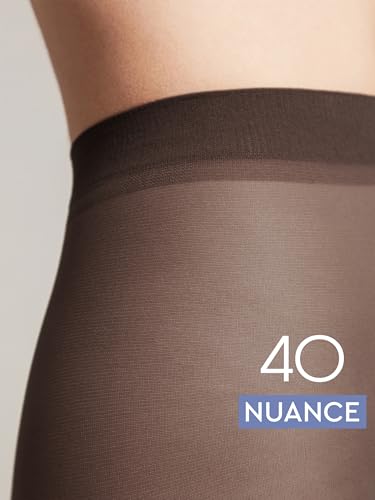 Image of Conte Tights Control Top Semi Opaque Pantyhose Silky Matte Effect Nuance 40 Den