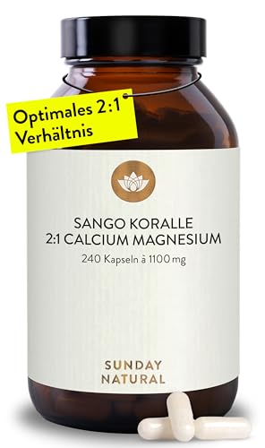 SUNDAY NATURAL® Sango Meereskoralle Kapseln - 240...