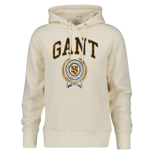 GANT Sweat à capuche pull homme à manches longues coupe regular