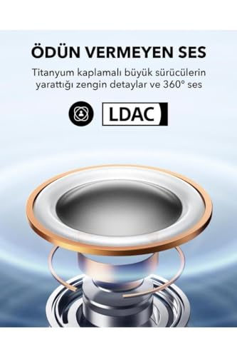 Anker Soundcore AeroFit Pro Écouteurs sans Fil Open Ear Confort Optimal Ajustement sûr Ergonomiques Son Riche avec LDAC Bluetooth 5.3 IPX5 46 Heures de Lecture - vue 6